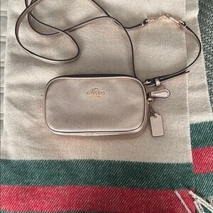 Coach rose gold Crossbody Bag